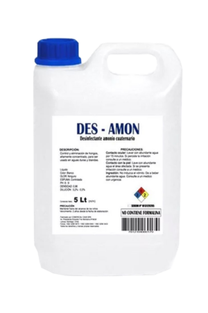 Amonio Cuaternario diluido 5 litros